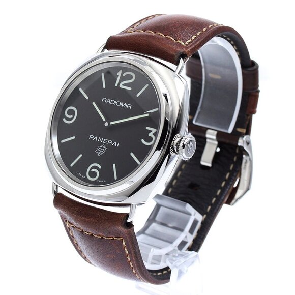 PANERAI Radiomir Base Logo 3 Days Acciaio PAM00753 Hand Winding Men's_889577 - Picture 1 of 6